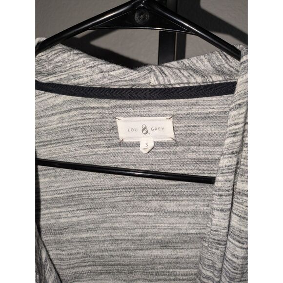 Lou & Grey Gray Asymmetrical Zip Jacket – Size S - Picture 3 of 3